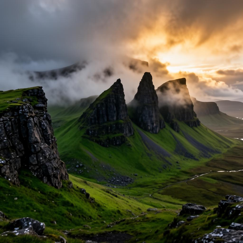 The Quiraing on the Isle of Skye